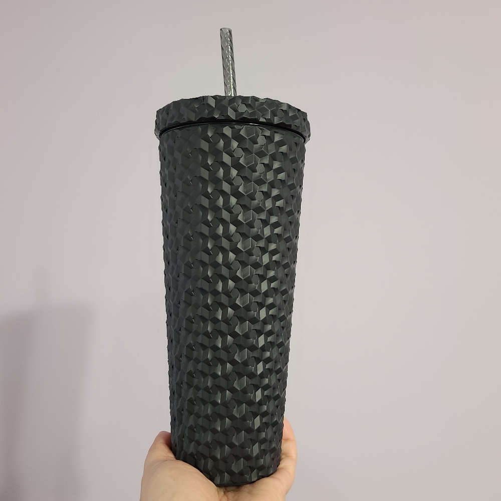 Black Studded Tumbler